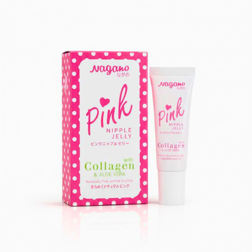 Nagano Pink Nipple Jelly with Collagen & Aloe Vera – Dark Nipple Care Cream
