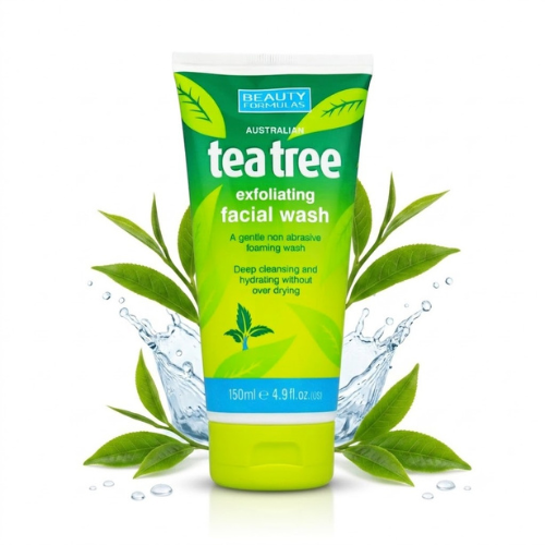 Tea Tree Exfoliating Facial Wash 150ml | Deep Cleansing Face Wash