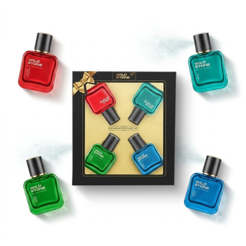 Wild Stone 4 in 1 Premium Perfume Combo Set – 4×30ml Long Lasting Fragrance Gift Pack